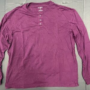 Goodfellow & Co Purple Long Sleeve Tee
